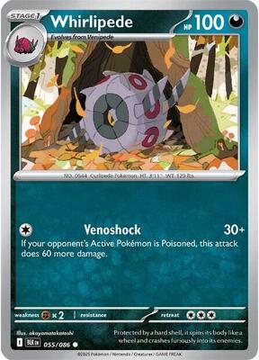 Whirlipede card from SV: Black Bolt
