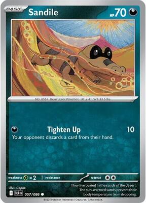 Sandile card from SV: Black Bolt