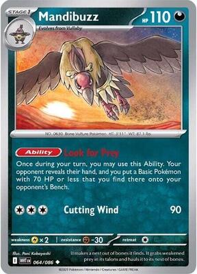 Mandibuzz card from SV: White Flare