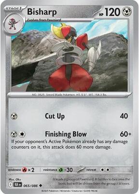 Bisharp card from SV: Black Bolt