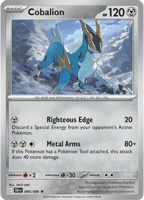 Cobalion card from SV: Black Bolt