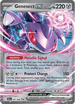Genesect ex card from SV: Black Bolt