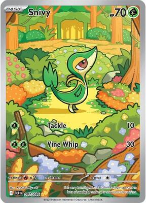 Snivy - 087/086 card from SV: Black Bolt
