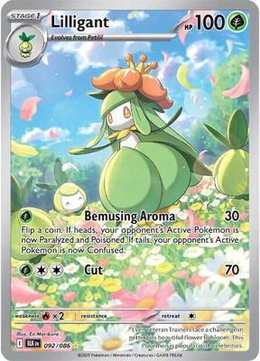 Lilligant - 092/086 card from SV: Black Bolt