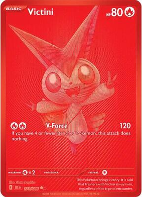 Victini - 171/086 card from SV: Black Bolt