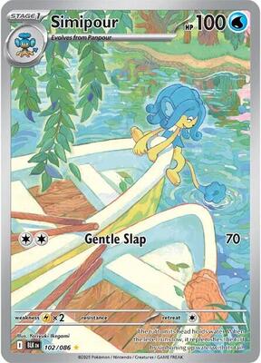 Simipour - 102/086 card from SV: Black Bolt