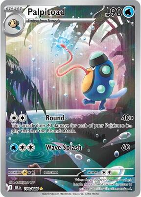 Palpitoad - 104/086 card from SV: Black Bolt