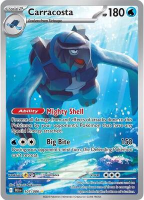 Carracosta - 107/086 card from SV: Black Bolt
