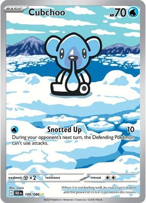 Cubchoo - 109/086 card from SV: Black Bolt