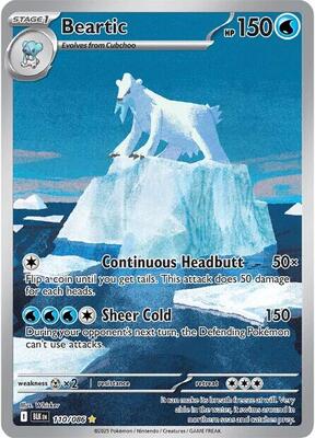 Beartic - 110/086 card from SV: Black Bolt