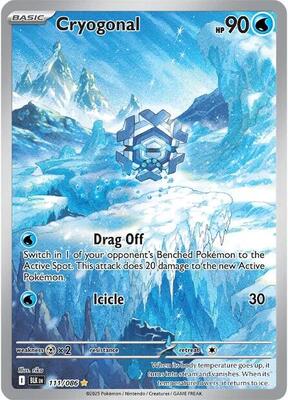 Cryogonal - 111/086 card from SV: Black Bolt