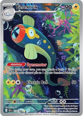 Eelektrik - 114/086 card from SV: Black Bolt
