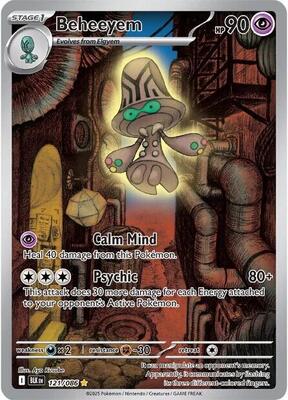 Beheeyem - 121/086 card from SV: Black Bolt