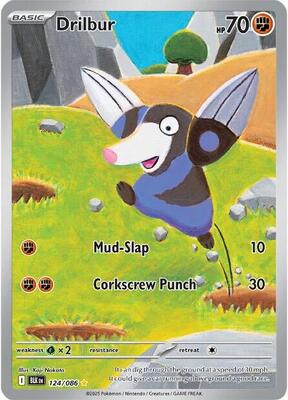 Drilbur - 124/086 card from SV: Black Bolt