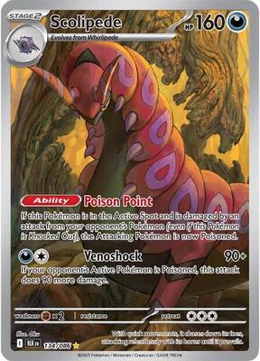 Scolipede - 134/086 card from SV: Black Bolt