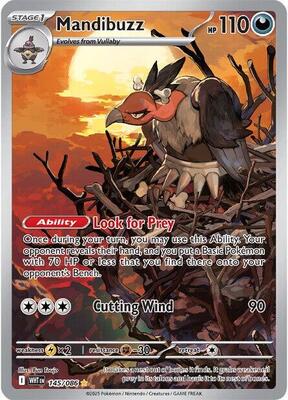 Mandibuzz - 145/086 card from SV: White Flare