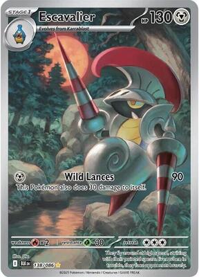 Escavalier - 138/086 card from SV: Black Bolt