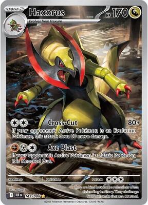 Haxorus - 147/086 card from SV: Black Bolt