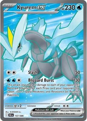 Kyurem ex - 157/086 card from SV: Black Bolt