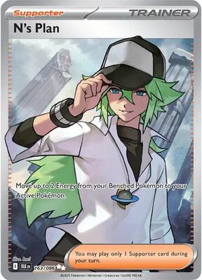 N's Plan - 163/086 card from SV: Black Bolt