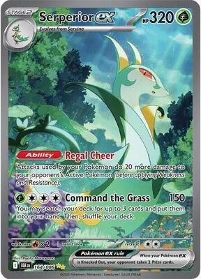 Serperior ex - 164/086 card from SV: Black Bolt