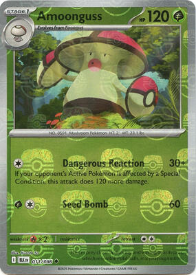 Amoonguss (Master Ball Pattern) card from SV: Black Bolt