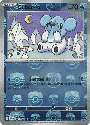 Cubchoo (Master Ball Pattern) card from SV: Black Bolt
