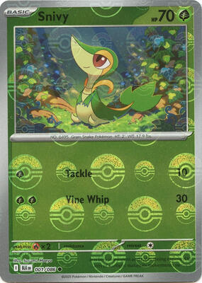Snivy (Poke Ball Pattern) card from SV: Black Bolt