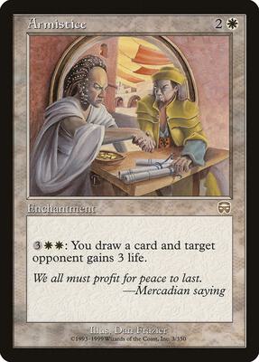 Armistice card from Mercadian Masques