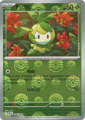 Petilil (Poke Ball Pattern) card from SV: Black Bolt