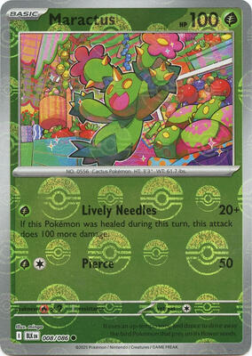 Maractus (Poke Ball Pattern) card from SV: Black Bolt