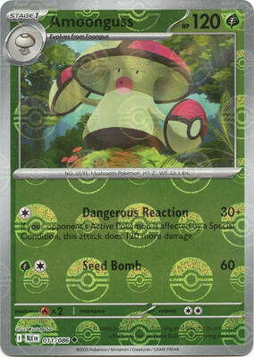 Amoonguss (Poke Ball Pattern) card from SV: Black Bolt