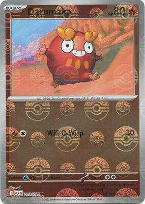 Darumaka (Poke Ball Pattern) card from SV: Black Bolt