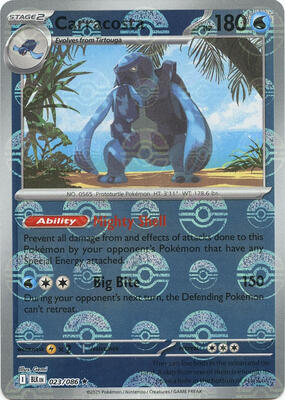 Carracosta (Poke Ball Pattern) card from SV: Black Bolt
