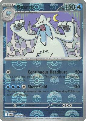 Beartic (Poke Ball Pattern) card from SV: Black Bolt