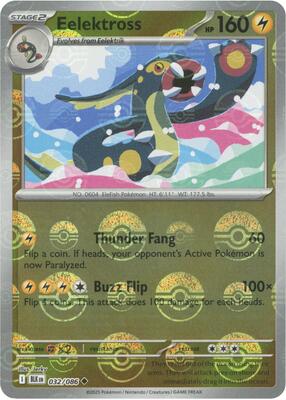 Eelektross (Poke Ball Pattern) card from SV: Black Bolt
