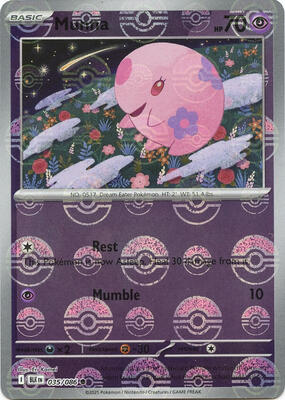 Munna (Poke Ball Pattern) card from SV: Black Bolt