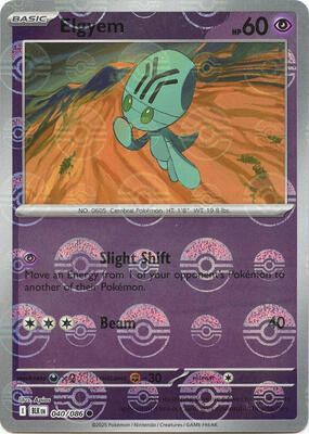 Elgyem (Poke Ball Pattern) card from SV: Black Bolt