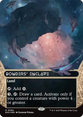 Bonders' Enclave (0094) (Borderless) (Galaxy Foil) card from Edge of Eternities: Stellar Sights