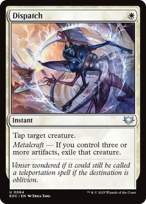 Dispatch card from Commander: Edge of Eternities