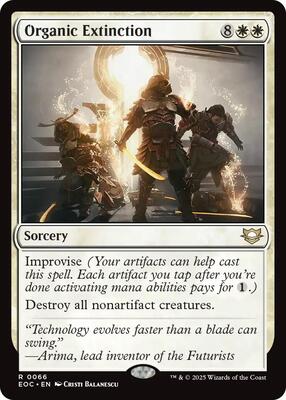 Organic Extinction card from Commander: Edge of Eternities