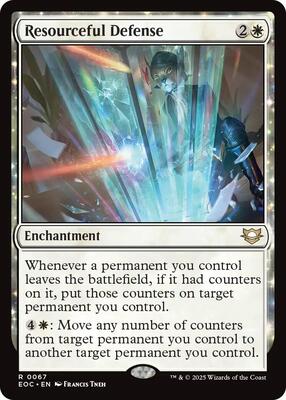 Resourceful Defense card from Commander: Edge of Eternities