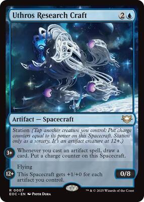 Uthros Research Craft card from Commander: Edge of Eternities