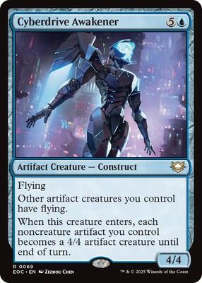 Cyberdrive Awakener card from Commander: Edge of Eternities