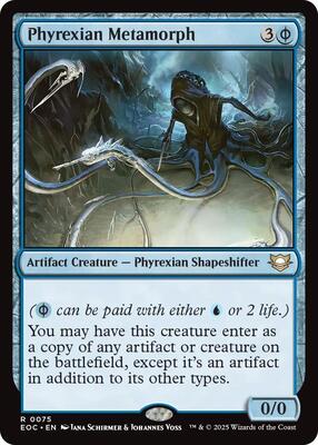 Phyrexian Metamorph card from Commander: Edge of Eternities