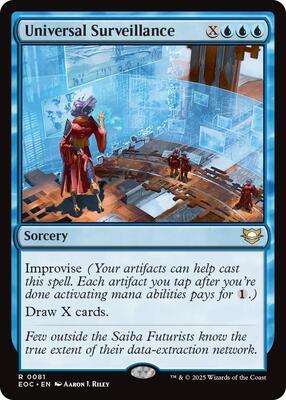 Universal Surveillance card from Commander: Edge of Eternities