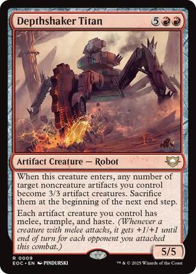 Depthshaker Titan card from Commander: Edge of Eternities