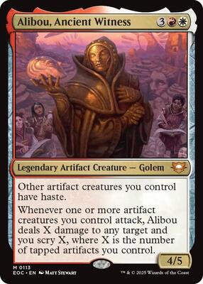 Alibou, Ancient Witness card from Commander: Edge of Eternities