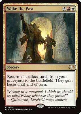 Wake the Past card from Commander: Edge of Eternities