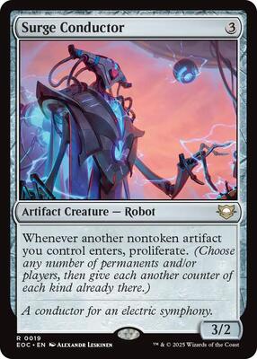 Surge Conductor card from Commander: Edge of Eternities